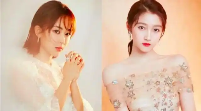 关晓彤杨紫同台北京春晚,腿长对比超明显,网友表示心疼杨紫