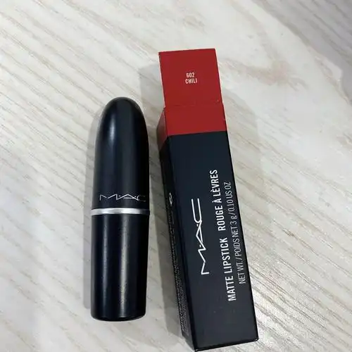 a.c) mac魅可口红 显色丰润唇膏女士口红3g/支 铁锈红小辣椒色晒单图