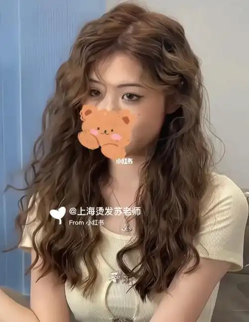 一定要烫一次法式羊毛卷真的太美了～|发根蓬松|上海烫发|减龄发型