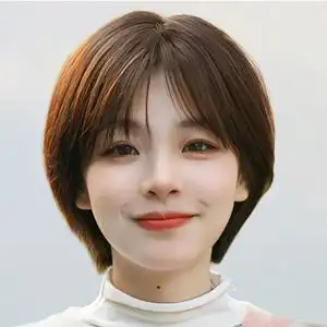 真发假发套学生头