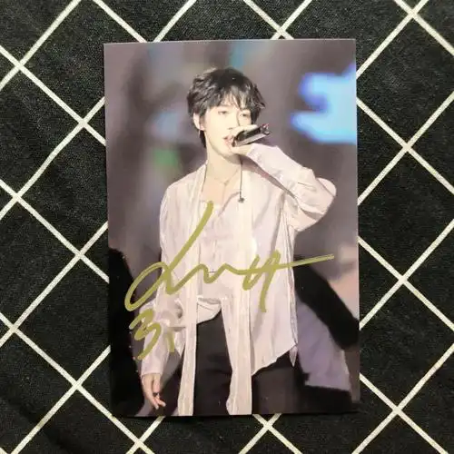 时代少年贺峻霖亲笔签名照送女朋友送闺蜜送朋友送同学贺峻霖周边