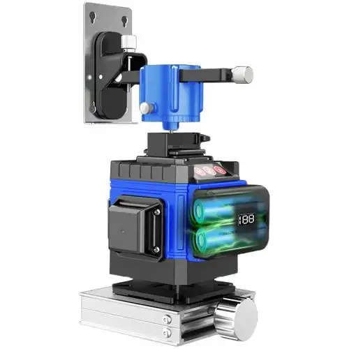 户外红外线水平仪高精度强光细线绿光贴墙地12线激光自动调平水仪