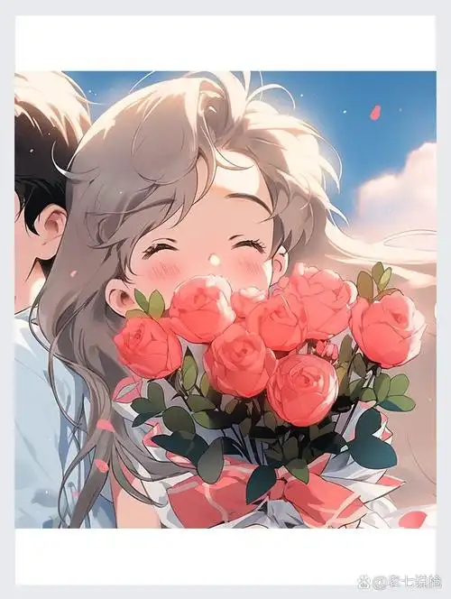 情侣头像/玫瑰花🥀你拿才好看ღ 一眼心动的手捧花情头 🌹