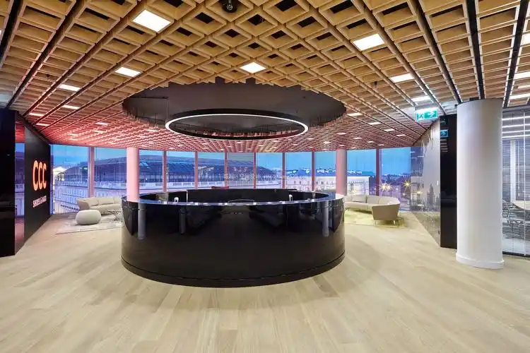 游戏公司前台设计与装修效果图-城起装修效果图