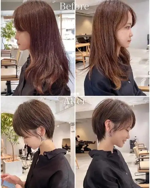 超a的日系超短发 新的一年就是要飒!