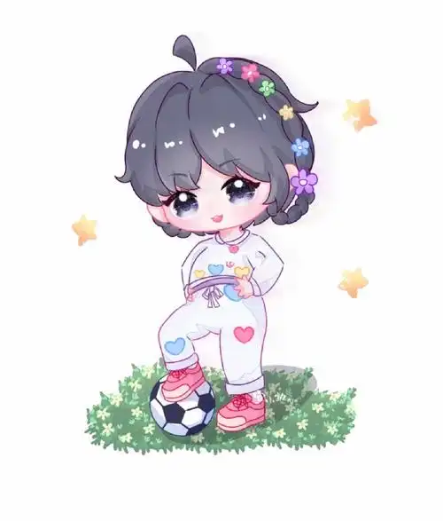 娇小强大的小七老师#赖美云  #绘画  #无偿  #绘画  #q版  #赖美云