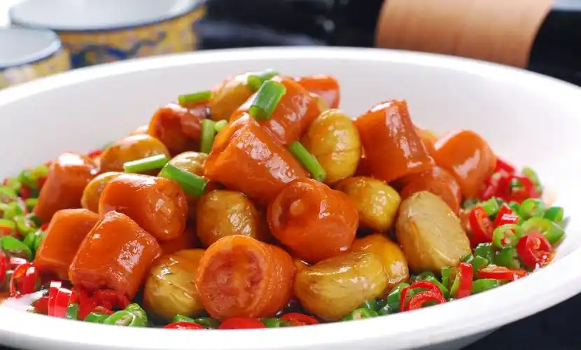 美食图片欣赏——各式美味板栗菜品_高清图集_新浪网