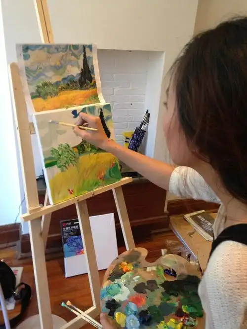 活动照片-人体写生(真人模绘画)立青画社老洋房里一起学画画素描,水彩