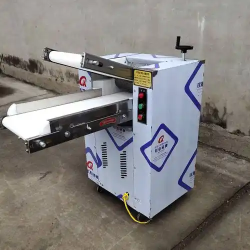 双桥压面机商用面饼全自动揉面机压皮机不锈钢350电动压面机