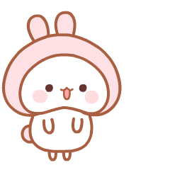 嘀嗒兔微信表情第8弹|动漫|网络表情|蘑菇家族和了了 - 原创作品