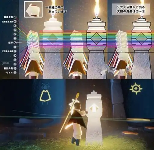 光遇测身高图_sky光遇_游戏_手机游戏