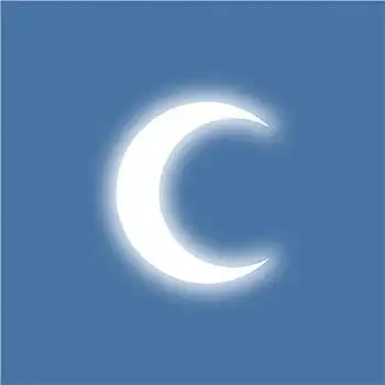 半月清晰月亮半月半月,圣诞装饰加勒比,牙买加,半月,胜地帽带企鹅