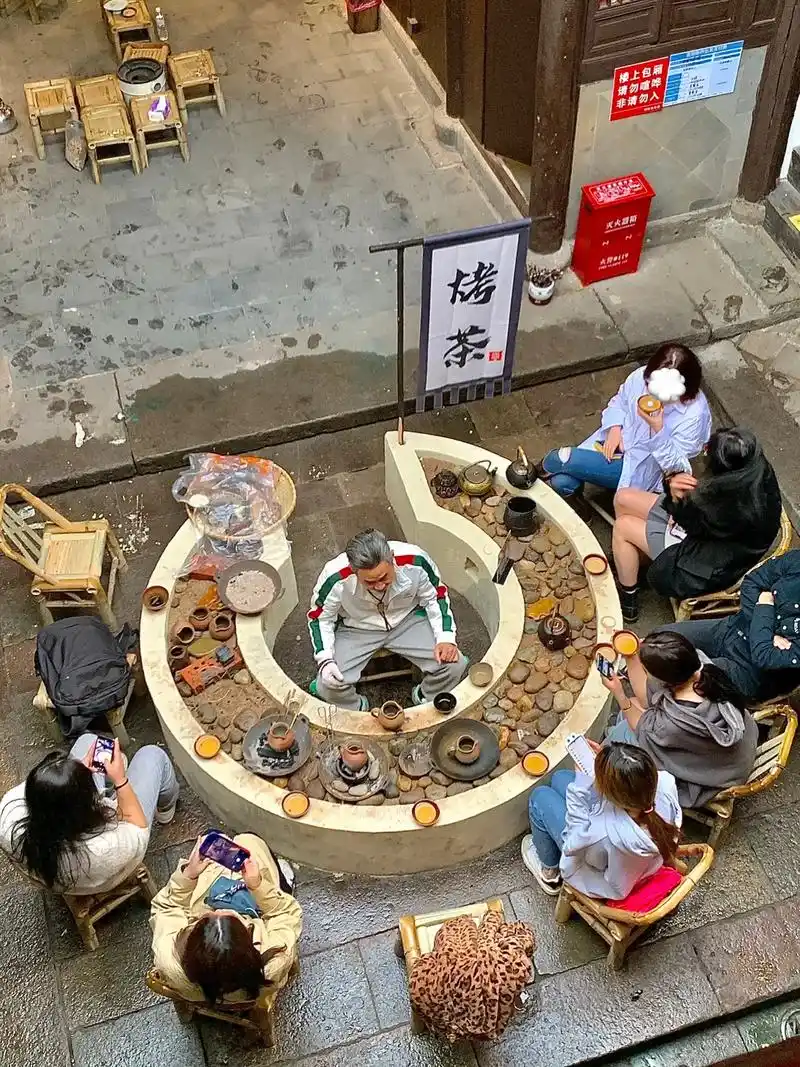 金华这个城市太浪漫了94古子城围炉烤茶.