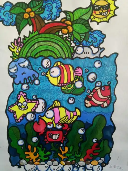 2017美术系儿童画获奖作品