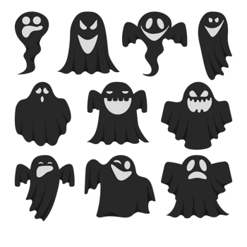 卡通幽灵免抠元素图片-元素素材2913259-万素网