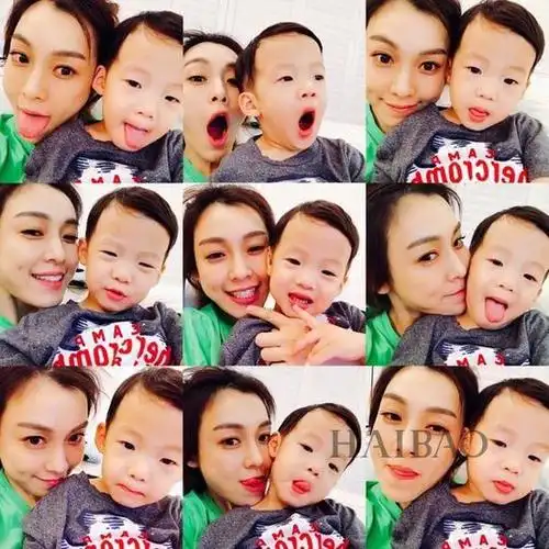 范玮琪又晒娃 我只看到她白到失控的婴儿肌