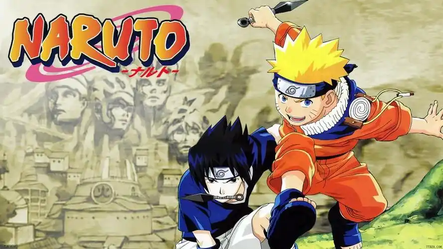 火影忍者高清壁纸 佐助与鸣人兄弟情深