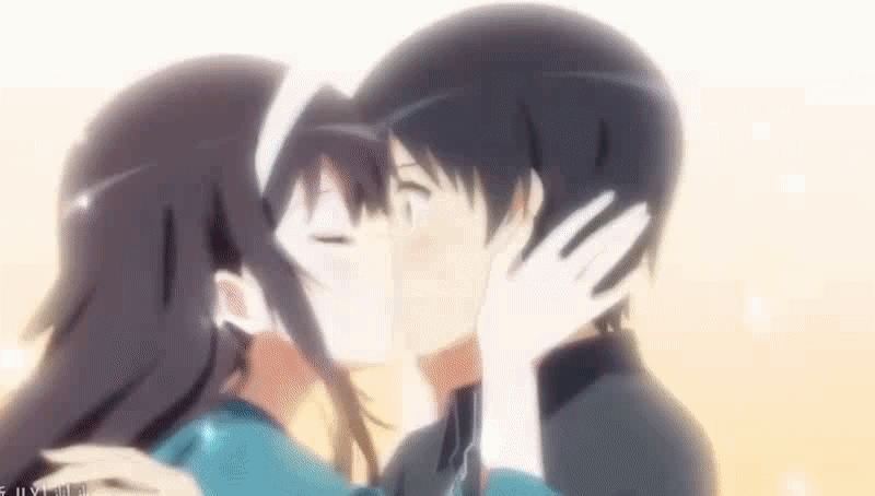 gif动漫亲亲表情包