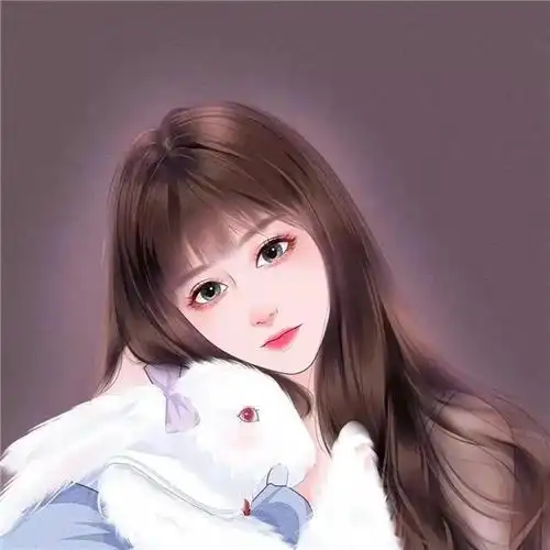 女生成熟好看的手绘头像