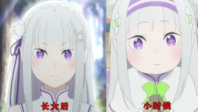 爱蜜莉雅小时候