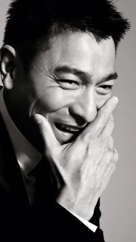 刘德华黑色写真高清手机壁纸