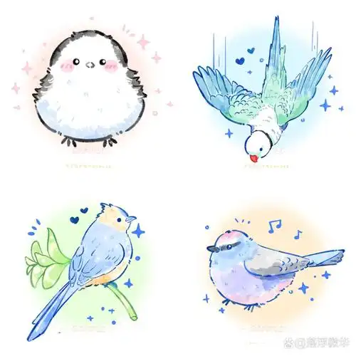 每日一画画丨小鸟合集