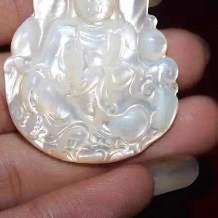 清代贝壳观音一口价500元包邮不二价