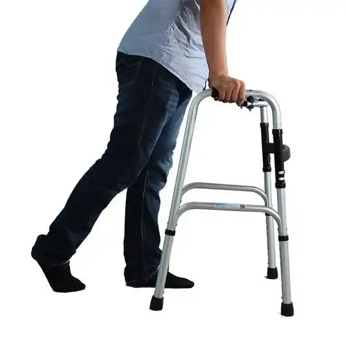 步行折叠铝合金老年人手推车带轮雅德助步器