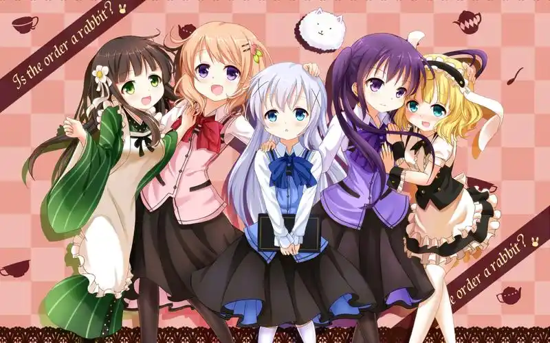 请问您今天要来点兔子吗动漫高清电脑桌面壁纸