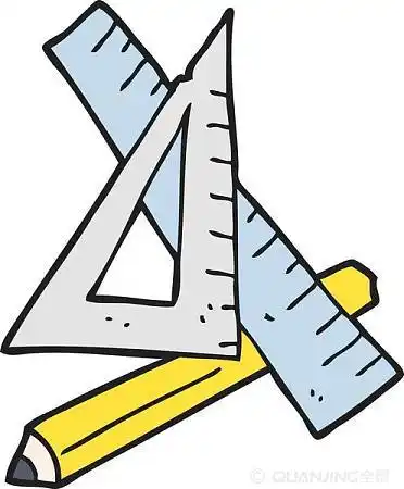 尺子彩色简笔画