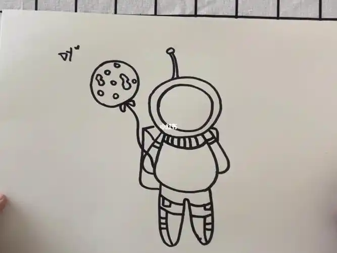 简笔画宇航员视频讲解
