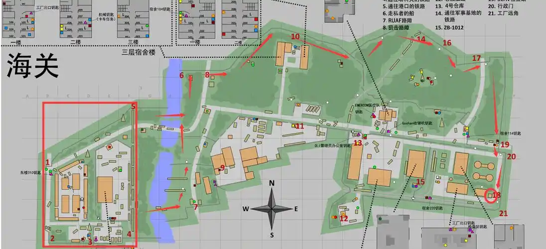 逃离塔科夫海关地图撤离点在哪