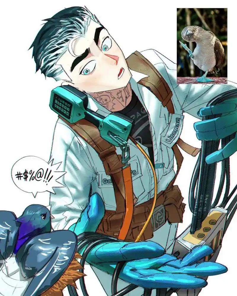 nu09ez拟人系列新作,延续了以往的风格,十分精致帅气