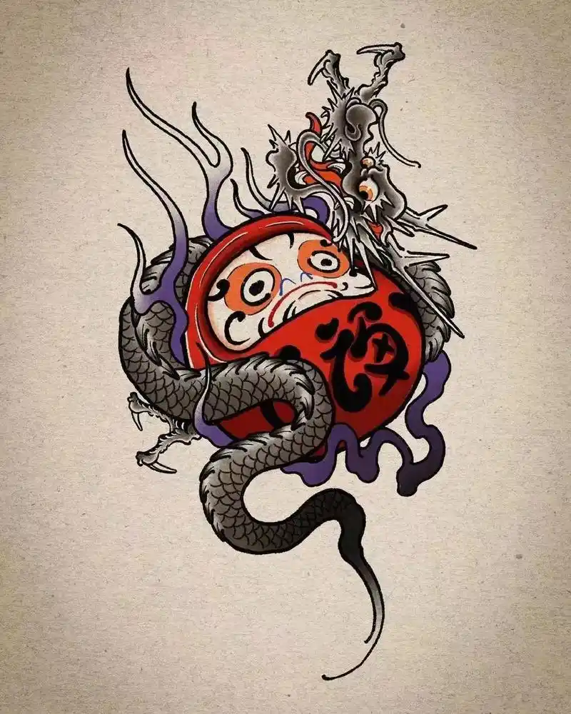 风格:日式新传统部位:手臂等元素:小图案系列#纹身图案 - 抖音