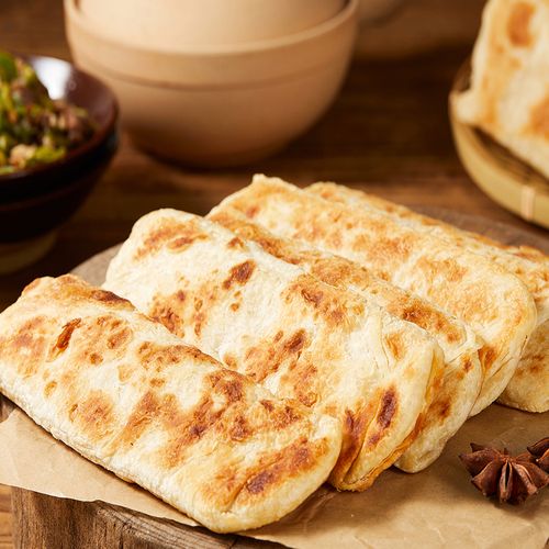 驴肉火烧饼皮半成品饼胚早餐速食品肉夹馍烧饼酥饼饼皮商用手抓饼