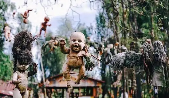 娃娃岛的图片吓死人墨西哥娃娃岛的故事传说很恐怖