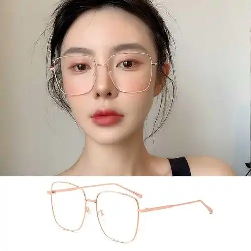 韩风戚薇墨镜女大脸显瘦ins网红方形框复古太阳眼镜女2021年新款