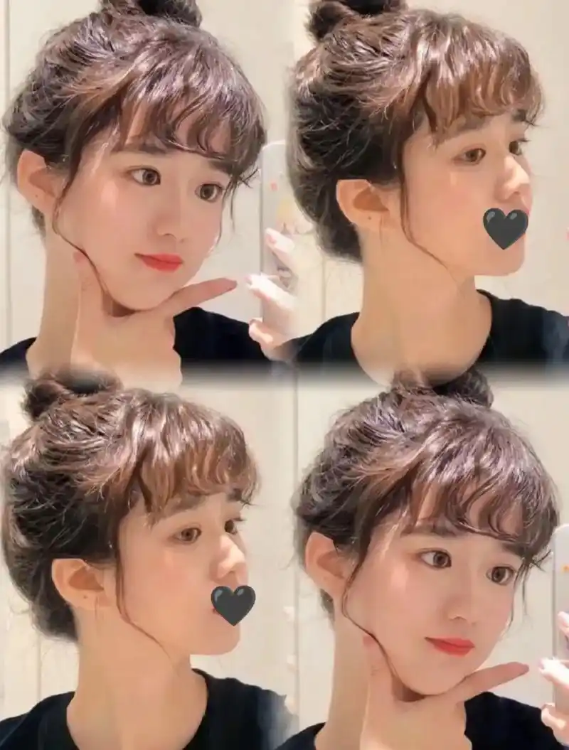 莱斯利卷清新可爱的刘海#苏州烫发# - 抖音