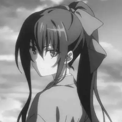 漫画女生头像黑白色 漫画女生头像黑白图片