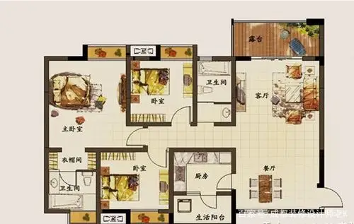 成都90平米三室一厅经典户型解析小空间也能玩转大格局