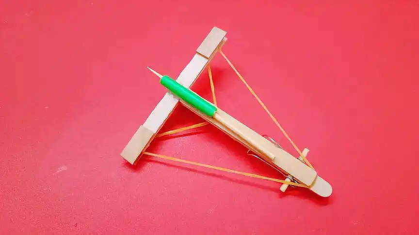 变废为宝:雪糕棒制作古代迷你小弓弩,还暗藏机关-生活视频-搜狐视频