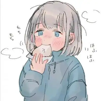 呆萌可爱的动漫女生头像超治愈