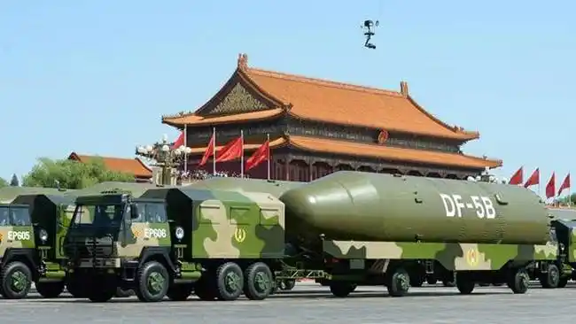 资料图:中国东风5b洲际核导弹