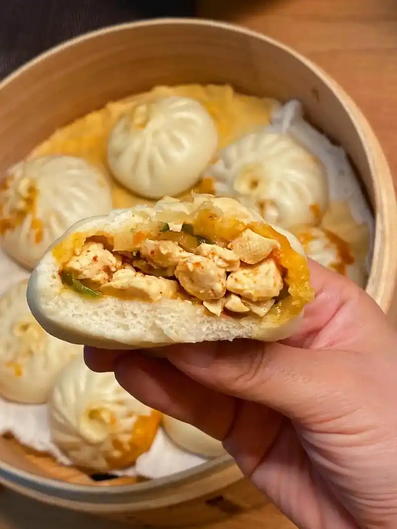 香辣豆腐包子,做法写在图片上啦! #厨房里的欢乐时光 #日常 - 抖音