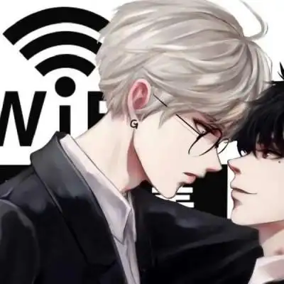 二次元基佬头像一左一右