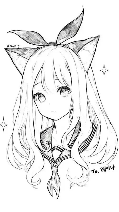 简笔画卡通人物简笔画卡通人物萌可爱