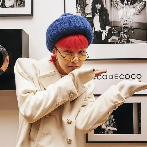 韩国权志龙gd同款毛线帽纯色加厚针织帽子冬季保暖护耳冷帽潮男女_7折