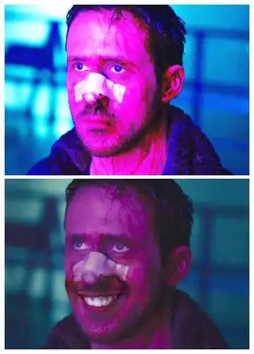 但是有的剧照就不太适合加上笑容了,比如这一张,看起来就有几分诡异和