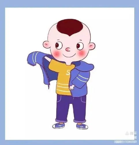 西陌幼儿园小班生活活动———我会自己穿衣服