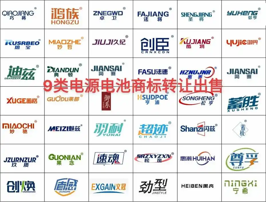 9类电池电源商标logo转让出售.9类电池电源商标logo转 - 抖音